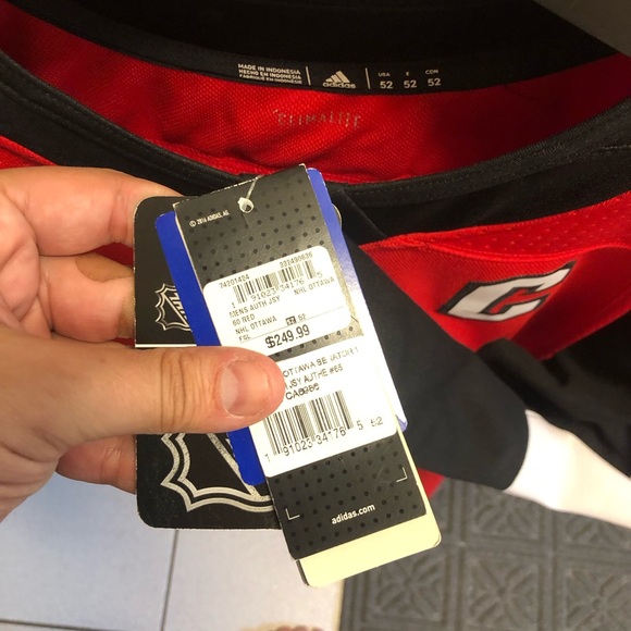 Adidas Ottawa Senators Erik Karlsson Jersey NEW - Picture 4 of 4